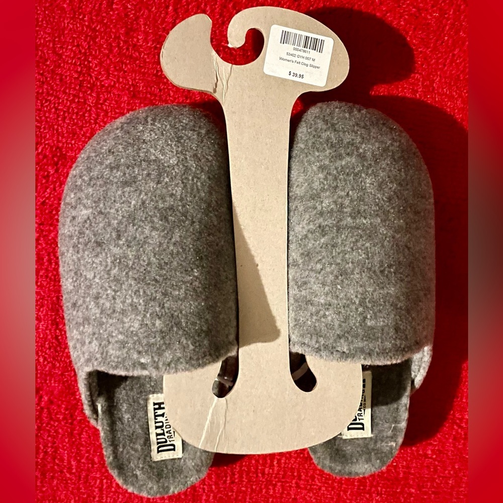 Women's Felt Clog Slipper